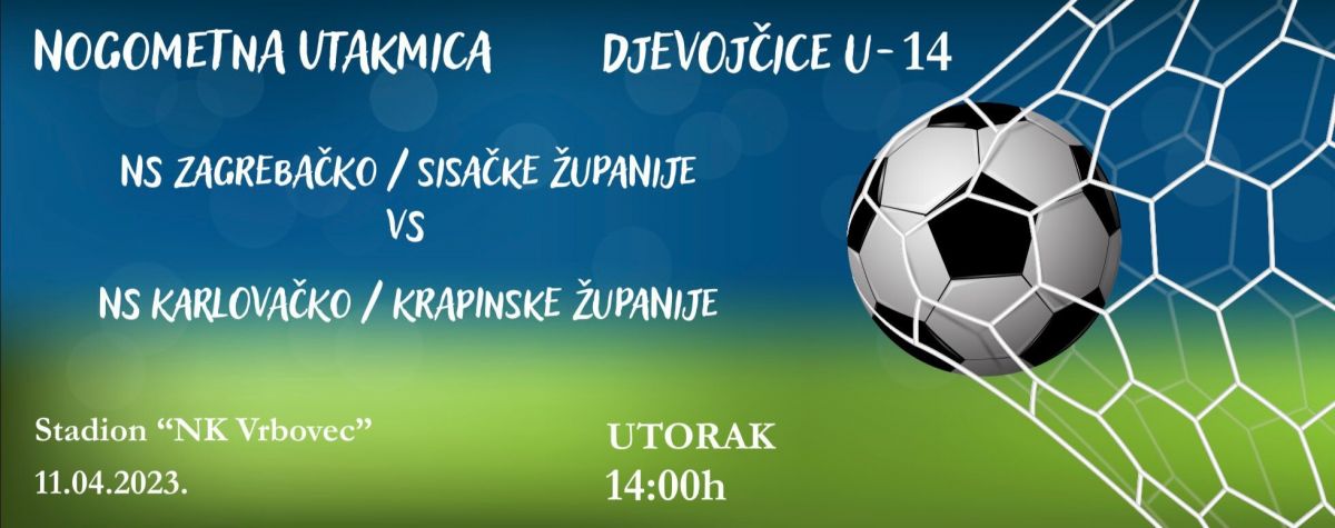 Nogometna utakmica djevojčice U-14